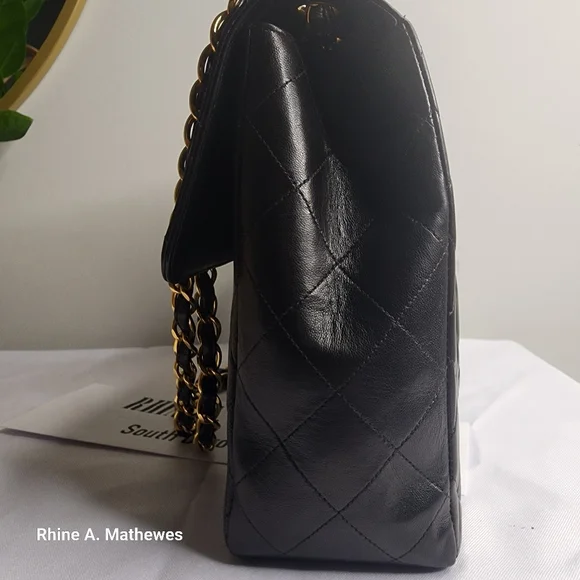 CLASSIC CHANEL JUMBO FLAP 30 24k PLATED GHW - Picture 6 of 16